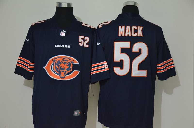 Nike Bears 52 Khalil Mack Navy Team Big Logo Number Vapor Untouchable Limited Jersey,We sell and wholesale Nike Bears 52 Khalil Mack Navy Team Big Logo Number Vapor Untouchable Limited Jersey on line form chian!